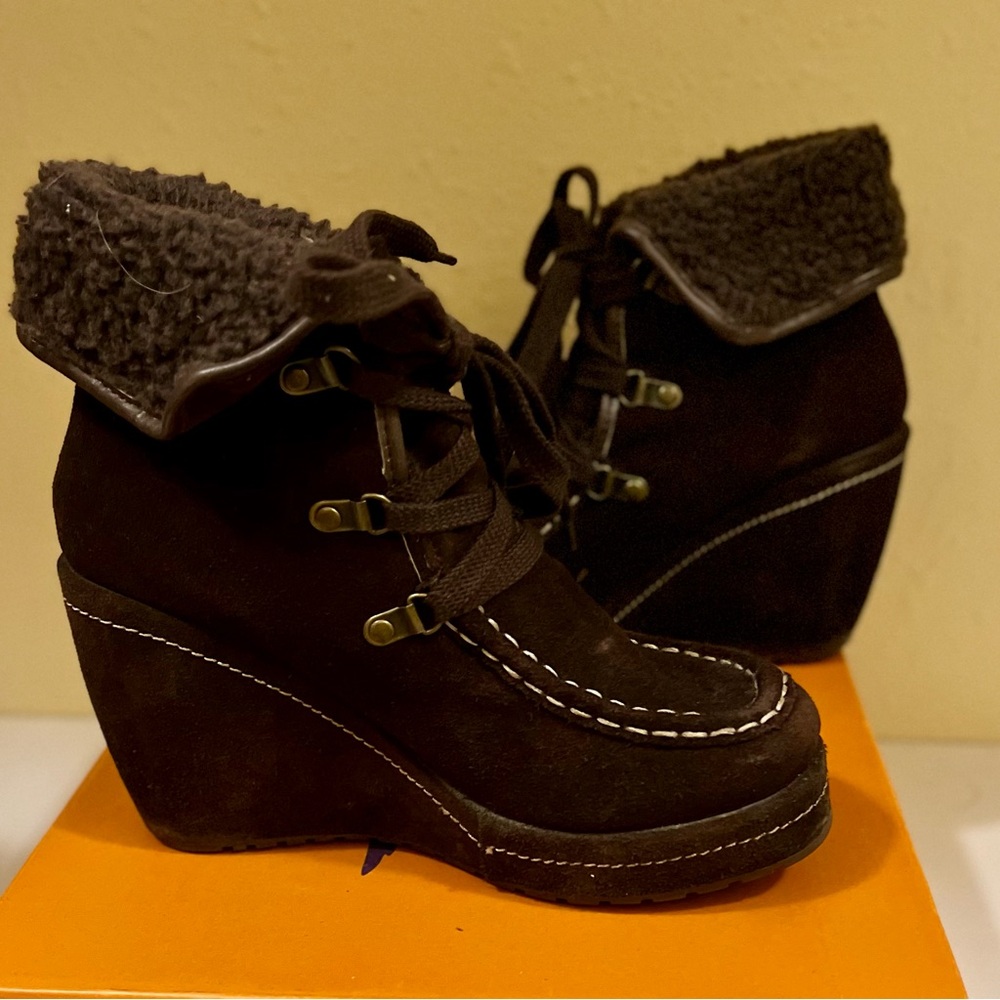 Rocket Dog Chunky heeled booties size 7.5 - Picture 5 of 7